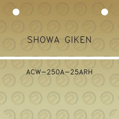 showa-giken-acw-250a-25arh