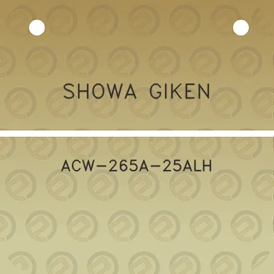 showa-giken-acw-265a-25alh