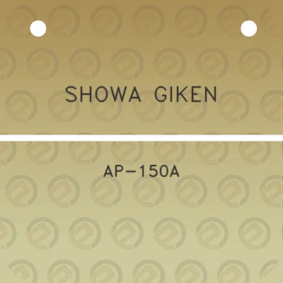 showa-giken-ap-150a