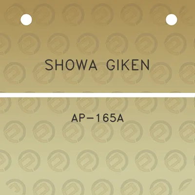 showa-giken-ap-165a