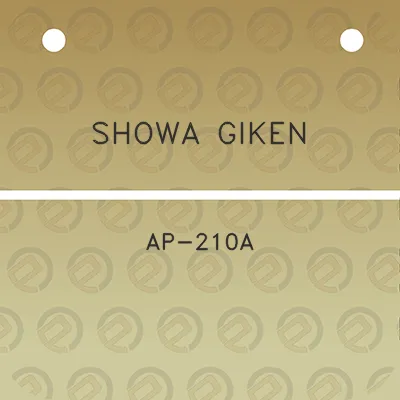 showa-giken-ap-210a