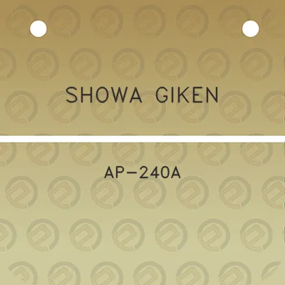 showa-giken-ap-240a