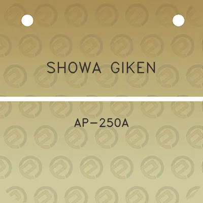 showa-giken-ap-250a