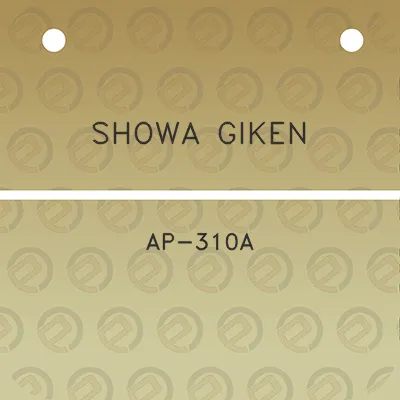 showa-giken-ap-310a