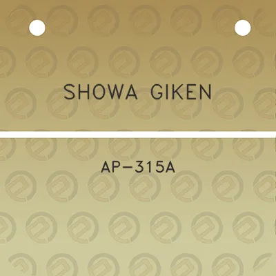 showa-giken-ap-315a