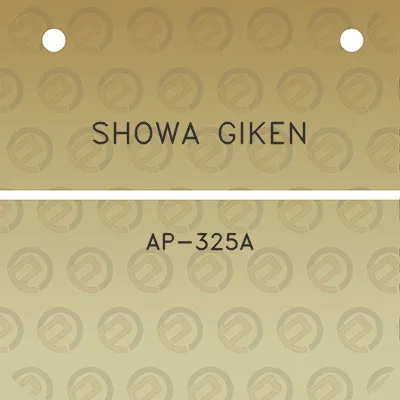 showa-giken-ap-325a