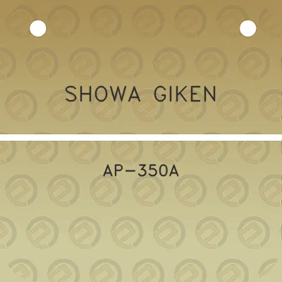 showa-giken-ap-350a