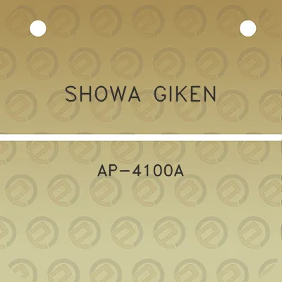 showa-giken-ap-4100a