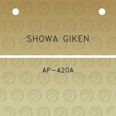 showa-giken-ap-420a