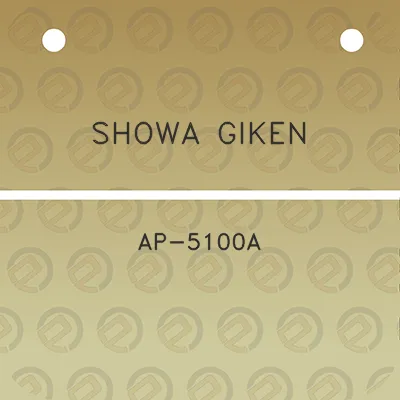 showa-giken-ap-5100a