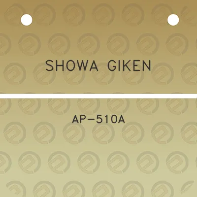 showa-giken-ap-510a