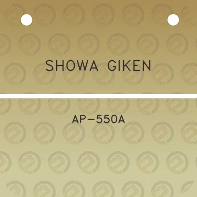 showa-giken-ap-550a