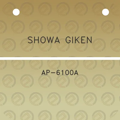 showa-giken-ap-6100a