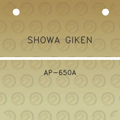 showa-giken-ap-650a