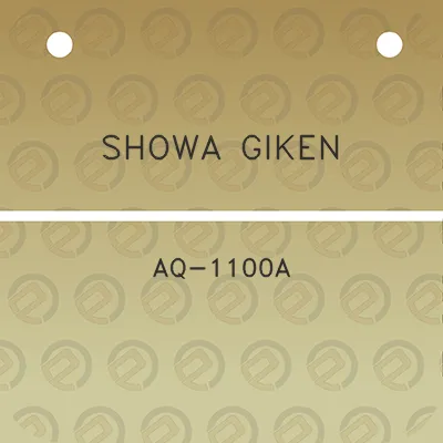 showa-giken-aq-1100a