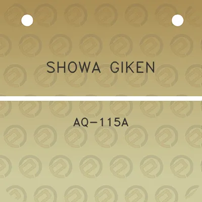 showa-giken-aq-115a