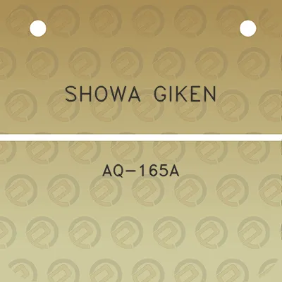 showa-giken-aq-165a