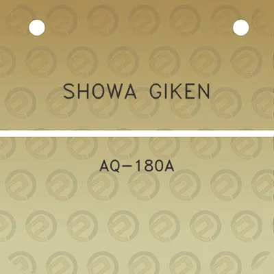 showa-giken-aq-180a