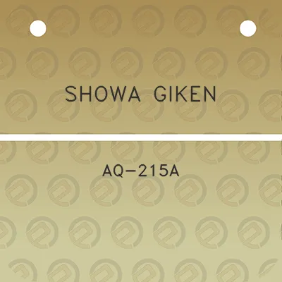 showa-giken-aq-215a