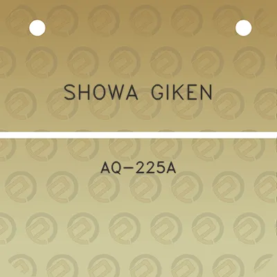 showa-giken-aq-225a