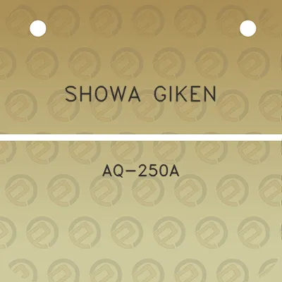 showa-giken-aq-250a