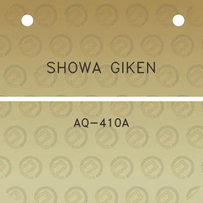 showa-giken-aq-410a