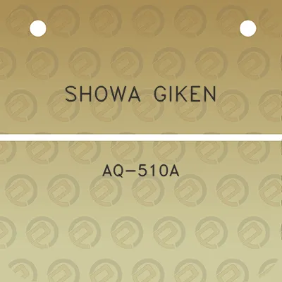 showa-giken-aq-510a