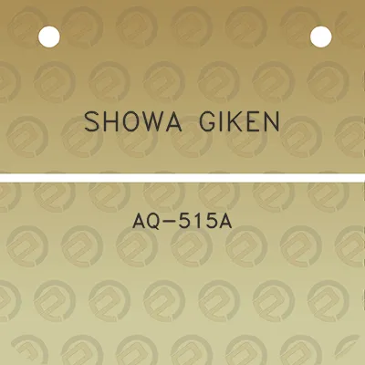 showa-giken-aq-515a