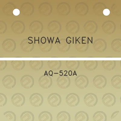 showa-giken-aq-520a