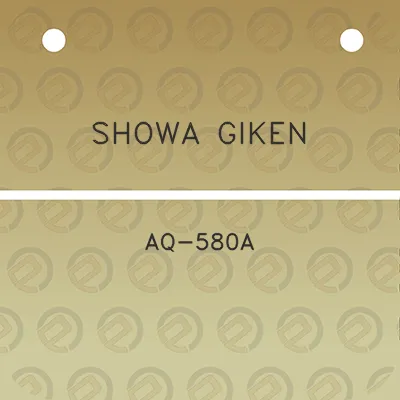 showa-giken-aq-580a