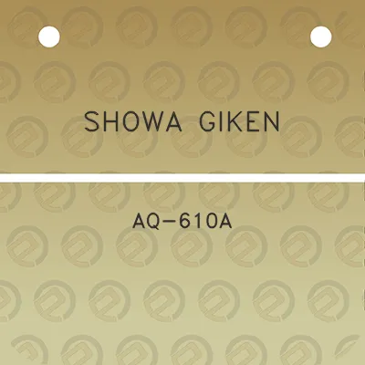 showa-giken-aq-610a