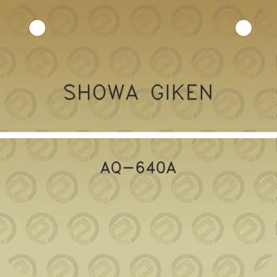 showa-giken-aq-640a