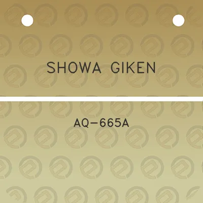 showa-giken-aq-665a