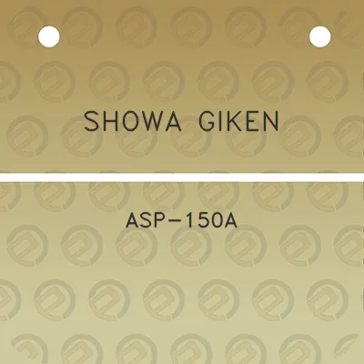 showa-giken-asp-150a