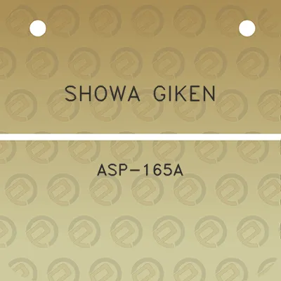 showa-giken-asp-165a