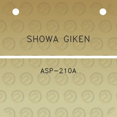 showa-giken-asp-210a