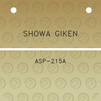 showa-giken-asp-215a