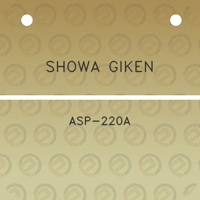 showa-giken-asp-220a