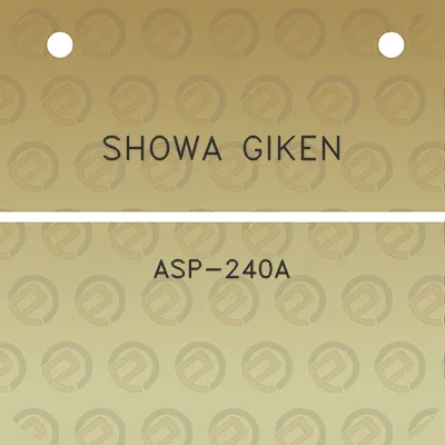 showa-giken-asp-240a