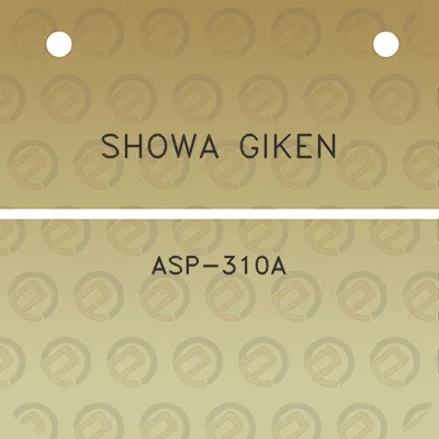 showa-giken-asp-310a