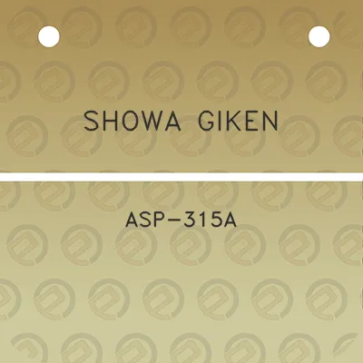 showa-giken-asp-315a