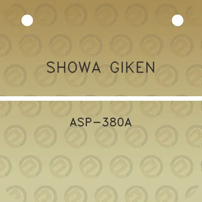 showa-giken-asp-380a