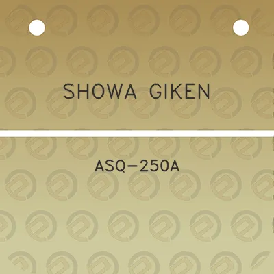 showa-giken-asq-250a