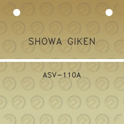 showa-giken-asv-110a