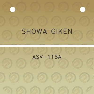 showa-giken-asv-115a