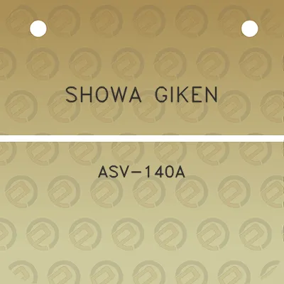 showa-giken-asv-140a