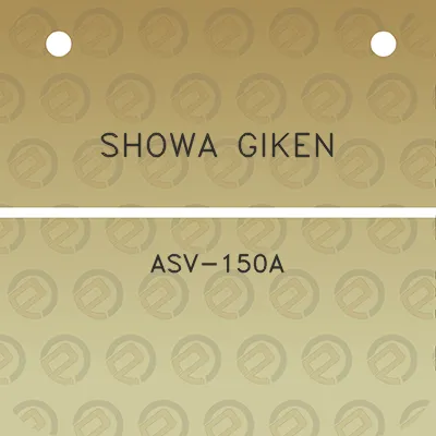 showa-giken-asv-150a