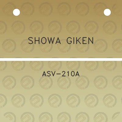 showa-giken-asv-210a