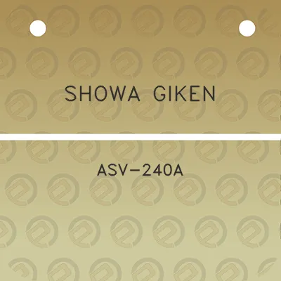 showa-giken-asv-240a