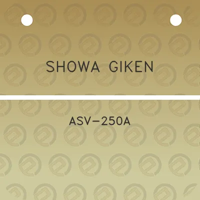 showa-giken-asv-250a